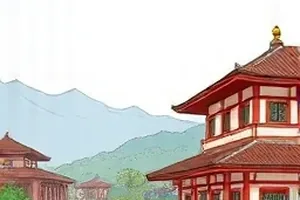 铁轨尽头的灯封面，铁轨尽头亮着的一盏信号灯