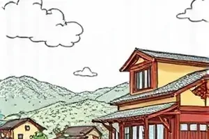 候鸟观测站封面，观测站窗台上架着的一台望远镜