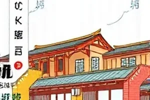 雪落第几层封面，落雪中一层层堆叠的屋顶